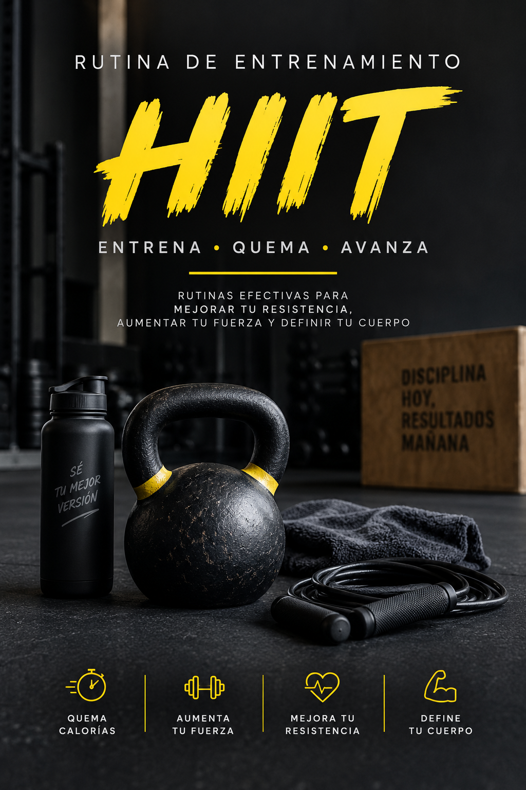 Sin Límites: Transformación HIIT en Casa - Solo 20 Min